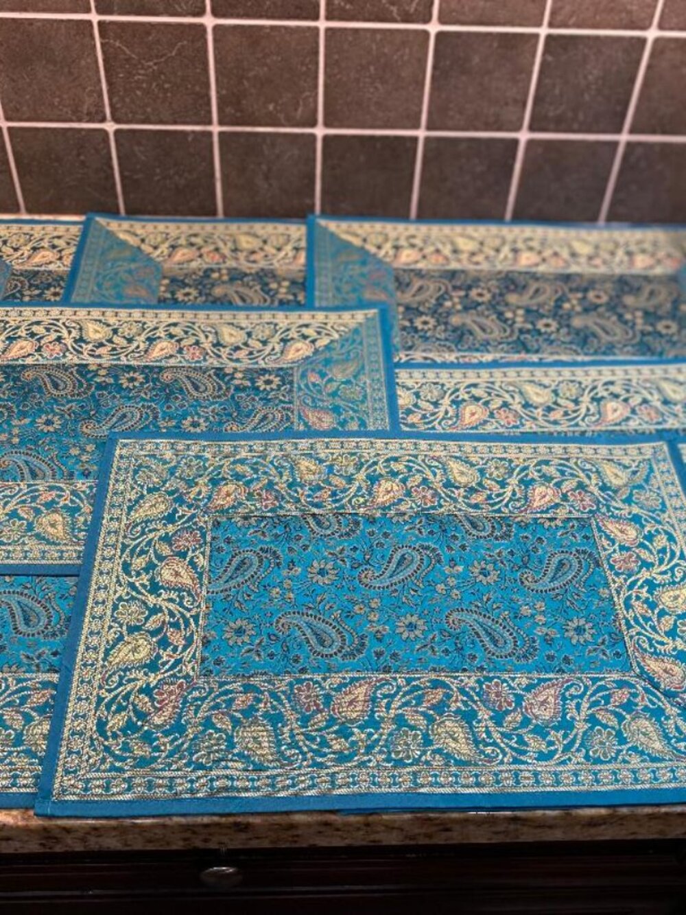 Paisley Placemats Set of 8